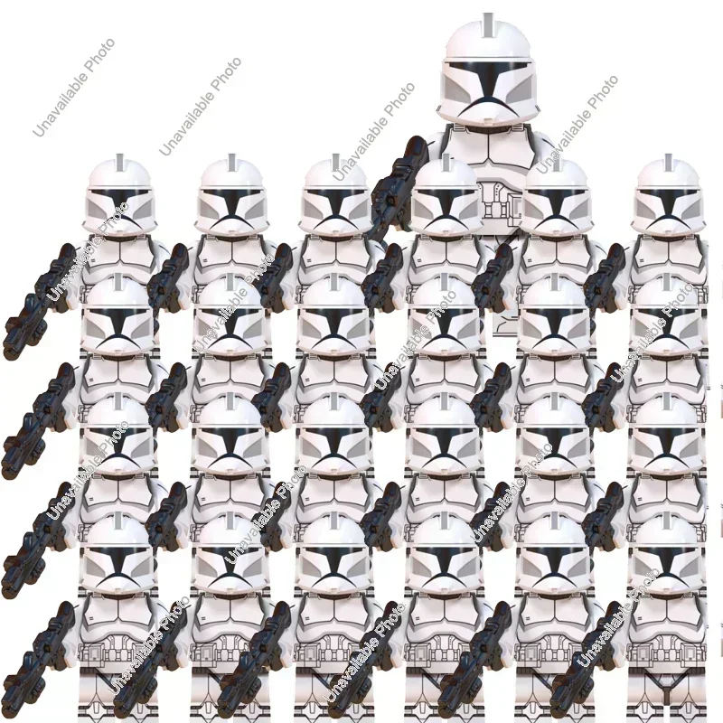 Lego Minifigure Holder - HEROCROSS 25 szt. Nowi żołnierze klonów