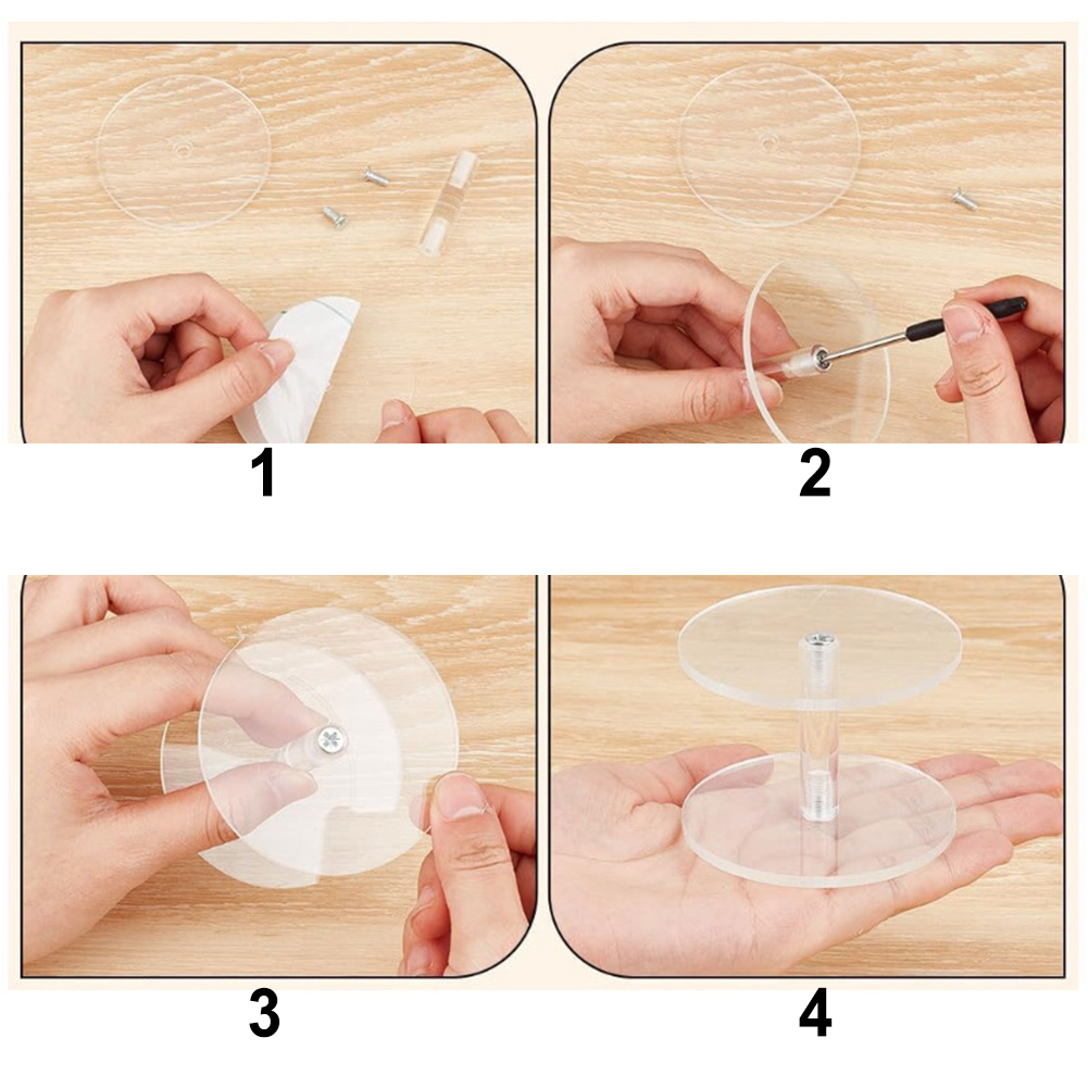 3-częściowy zestaw przezroczys – Display Risers Set recenzja i cena